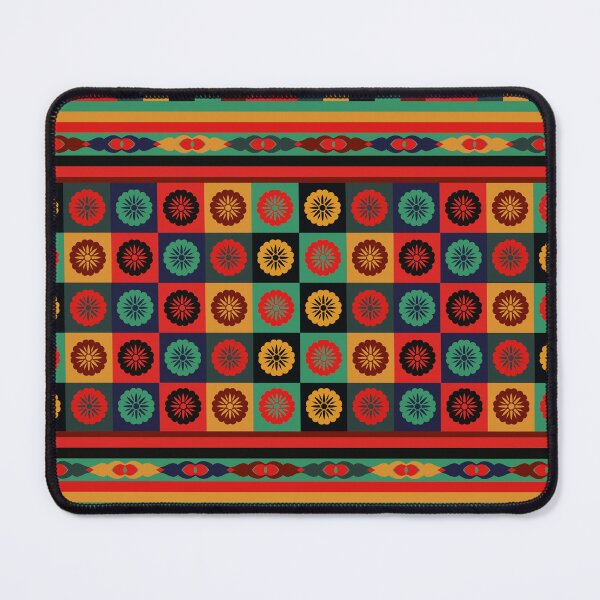 Item preview, Colorful Checkered Bohemian Patchwork designed and sold by Anna Lemos.