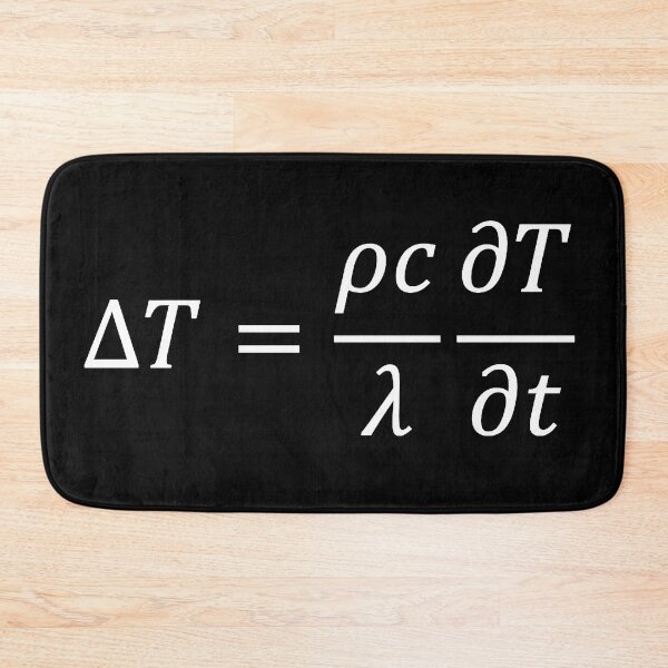 Item preview, heat equation dark version designed and sold by NoetherSym.