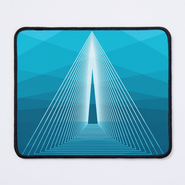 Item preview, Modern blue and white geometric design designed and sold by GoDesign1.