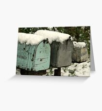 mailboxes Greeting Card