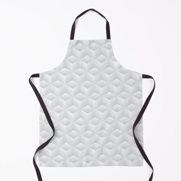 Item preview, White cubes geometric pattern designed and sold by GoDesign1.