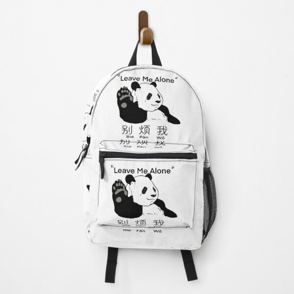 Item preview, Leave me alone says the panda designed and sold by Manalopangaea.