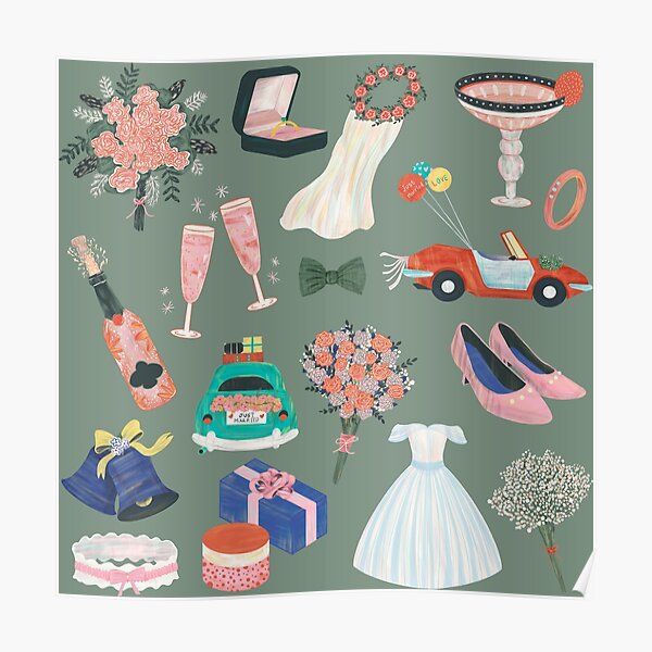 Wedding Style - Green Poster