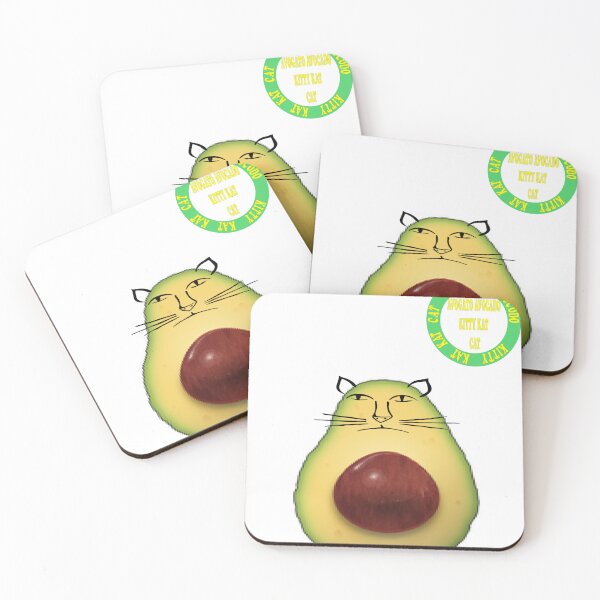 Item preview, Avogato Avocado Kitty Kat Cat FACE designed and sold by AVOGATO KITTY KAT  CAT.