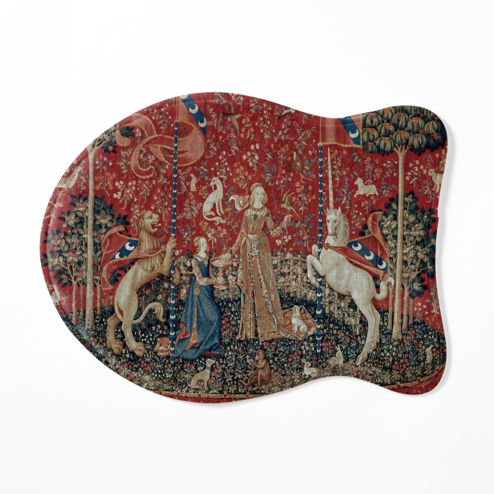 Lady and Unicorn Medieval Tapestry Five Senses - Taste