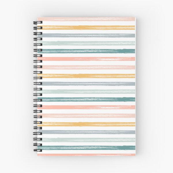 Item preview, summer stripes - blue/pink/gold designed and sold by littlearrow.