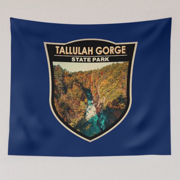 Item preview, Tallulah Gorge State Park Georgia Watercolor Badge designed and sold by KrisSidDesigns.