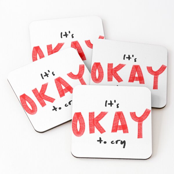 Item preview, It's okay to cry designed and sold by wordsup.