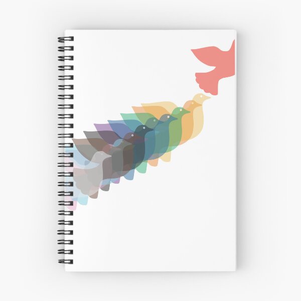 Item preview, Rainbow Peace Doves designed and sold by DesignsbyStina.
