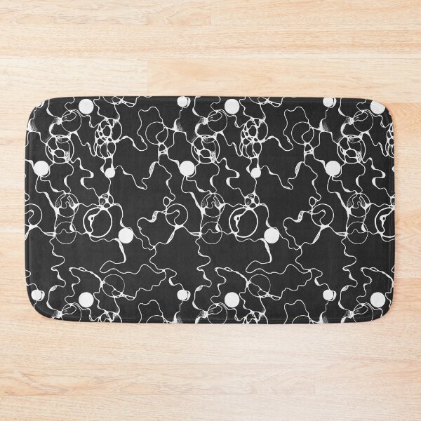 Item preview, Mystical Night black and white abstract pattern designed and sold by colouroz.