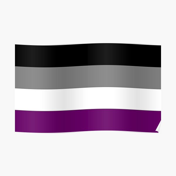 Asexual Pride Flag Ace Pride Poster For Sale By Peytonsawyer Redbubble