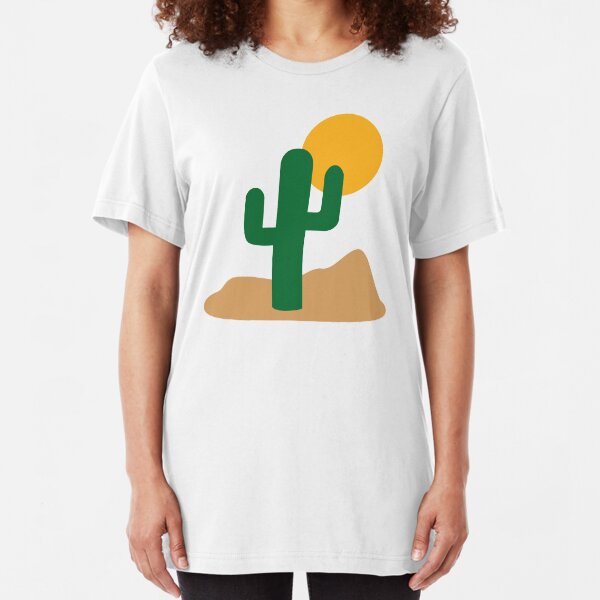 Cactus desert Slim Fit T-Shirt