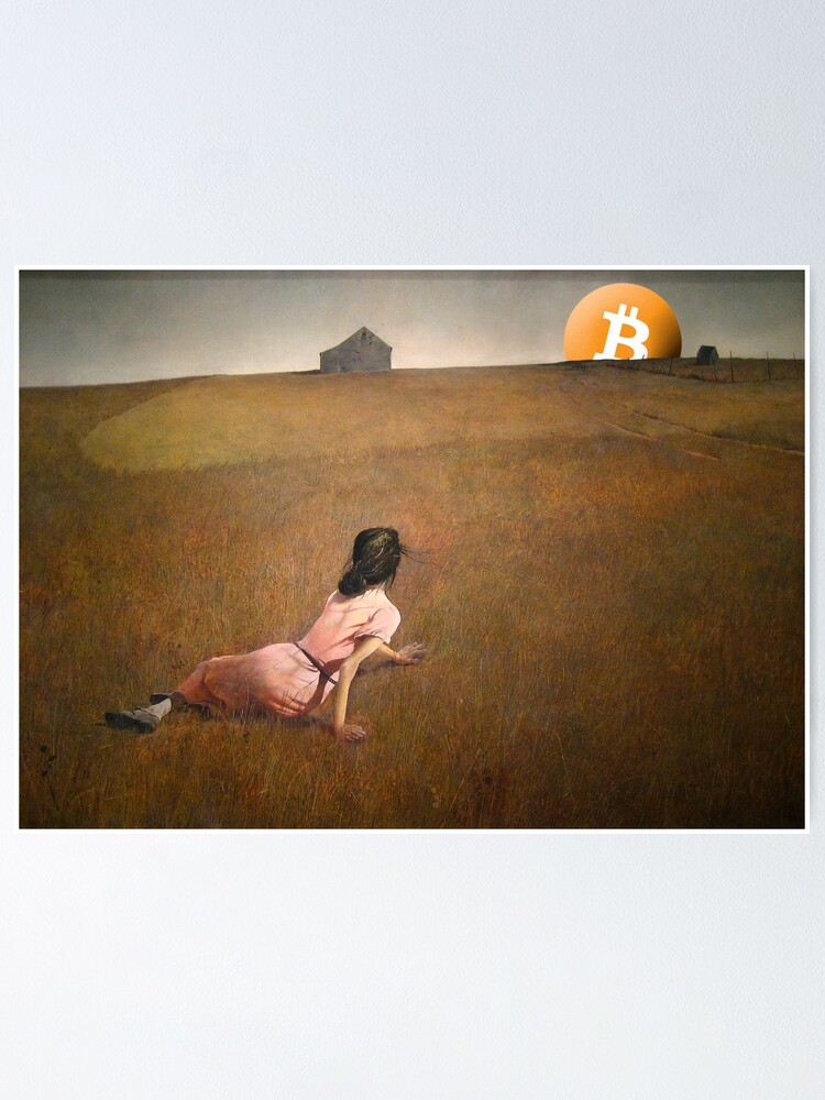 Poster, Christina's Bitcoin designed and sold by Phneepers