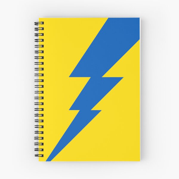 Item preview, Yellow and Blue Geometric Shape Lightning Bolt designed and sold by TMBTM.