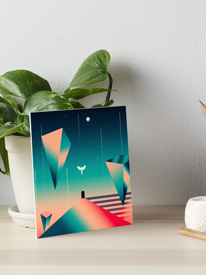 Thumbnail 1 of 2, Art Board Print, Heaven designed and sold by djspacegr.