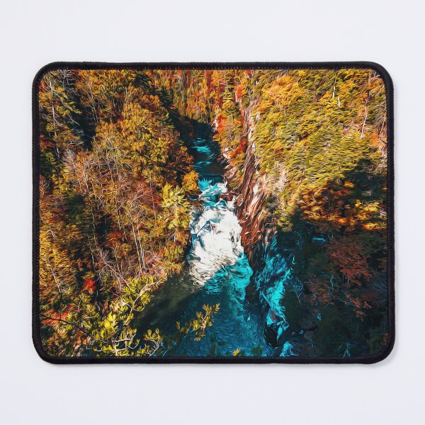 Item preview, Tallulah Gorge State Park Georgia Watercolor Vintage designed and sold by KrisSidDesigns.