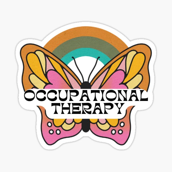 "Occupational Therapy Sticker" Sticker by Hannahmilli Redbubble
