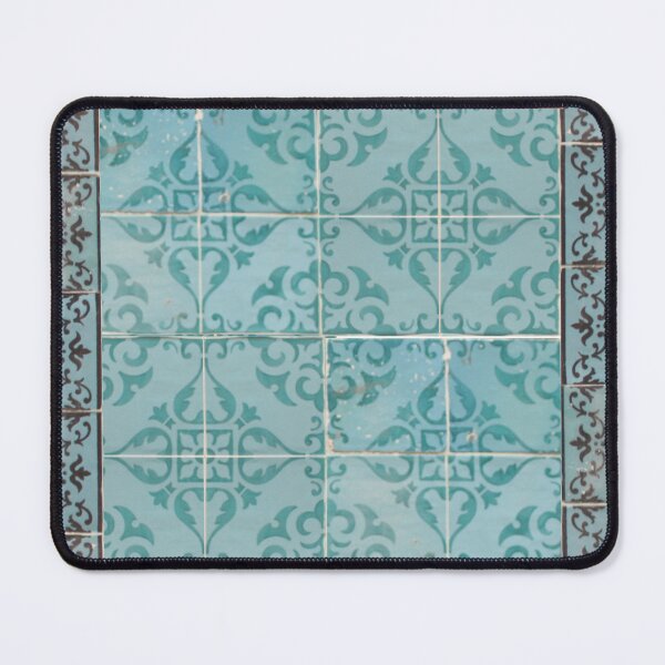 Item preview, Victorian Turquoise Ceramic Tiles designed and sold by Anna Lemos.