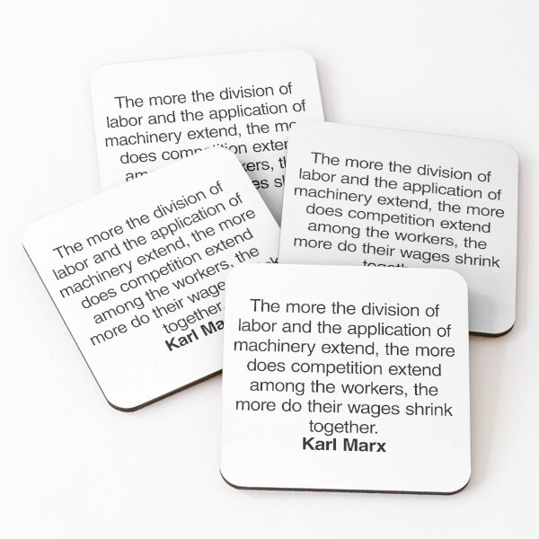 Item preview, Karl Marx Communist Quote. Best Gift for a Karl Marx's Socialist Fan (Communism quotes). designed and sold by margaretgiles.