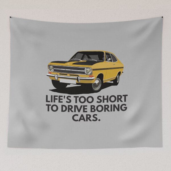 Item preview, Life's too short to drive boring cars - Kadett Rallye designed and sold by knappidesign.