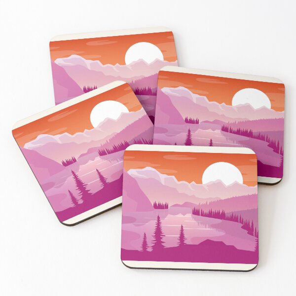 Item preview, Lesbian Pride Landscape designed and sold by Harley Craig.