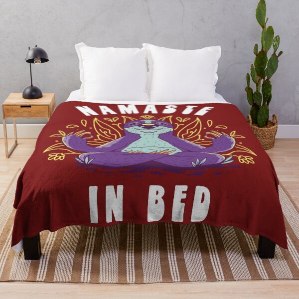 Item preview, Namaste in bed sloth designed and sold by MandVDesigns.