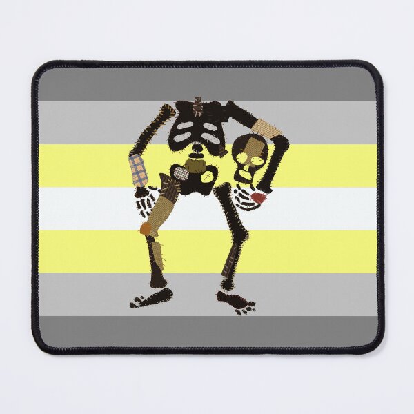 Item preview, Deminonbinary Pride - Decapitated Skeleton Flag designed and sold by BeccaPaintmore.