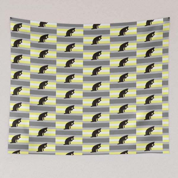 Item preview, Deminonbinary Pride - Knives In Their Feet Flag designed and sold by BeccaPaintmore.
