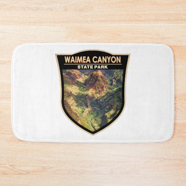 Item preview, Waimea Canyon State Park Hawaii Watercolor Badge designed and sold by KrisSidDesigns.