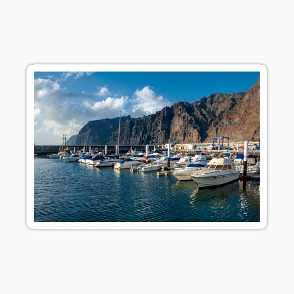 Item preview, Los Gigantes Marina and Cliffs, Tenerife, Spain designed and sold by Kasia Design.