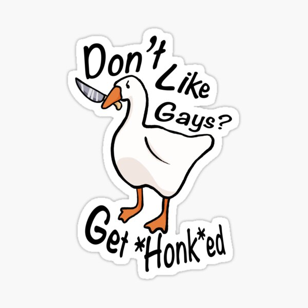  Gay Goose Pride Meme Sticker For Sale By Lunar Prince Redbubble