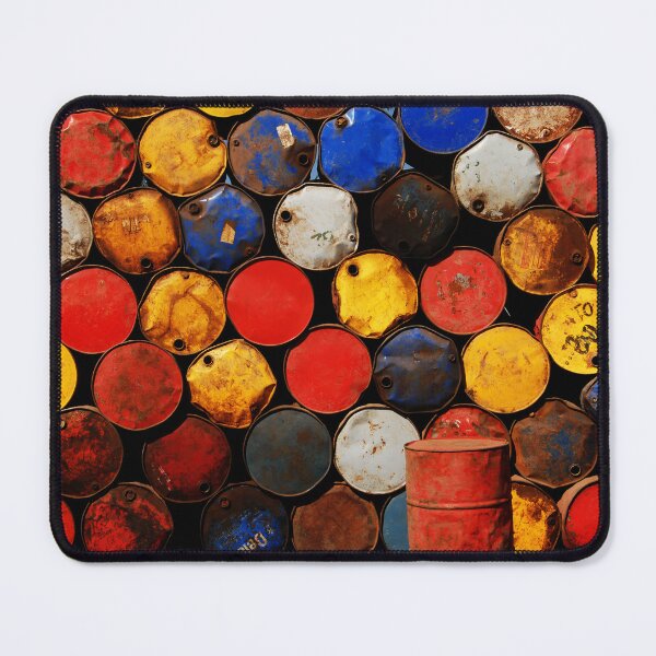 Item preview, Gasoline Rusty Tin Cans Pattern designed and sold by Anna Lemos.