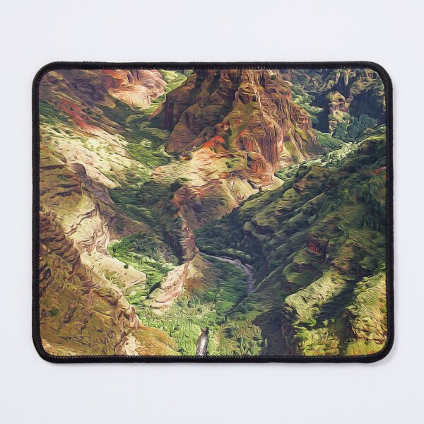 Item preview, Waimea Canyon State Park Hawaii Watercolor Vintage designed and sold by KrisSidDesigns.