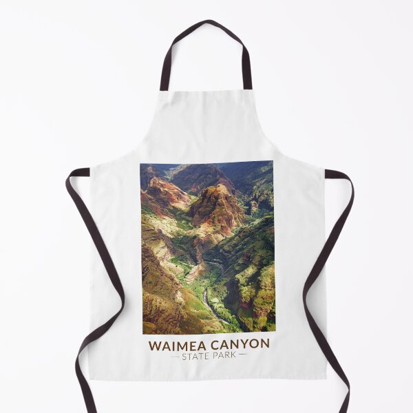 Item preview, Waimea Canyon State Park Hawaii Watercolor Vintage designed and sold by KrisSidDesigns.