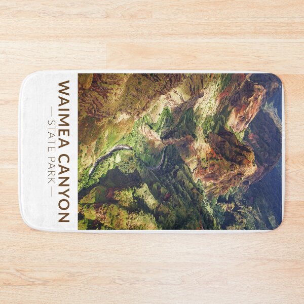 Item preview, Waimea Canyon State Park Hawaii Watercolor Vintage designed and sold by KrisSidDesigns.