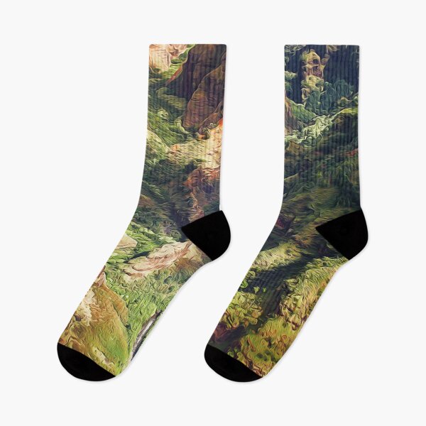 Item preview, Waimea Canyon State Park Hawaii Watercolor Vintage designed and sold by KrisSidDesigns.