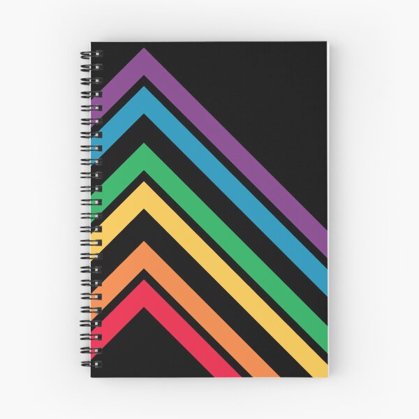 Item preview, Rainbow Mountains Abstract - Black designed and sold by AlfabetDesign.
