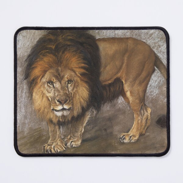 Item preview, Lion Painting Vintage Art designed and sold by VintageArchive.