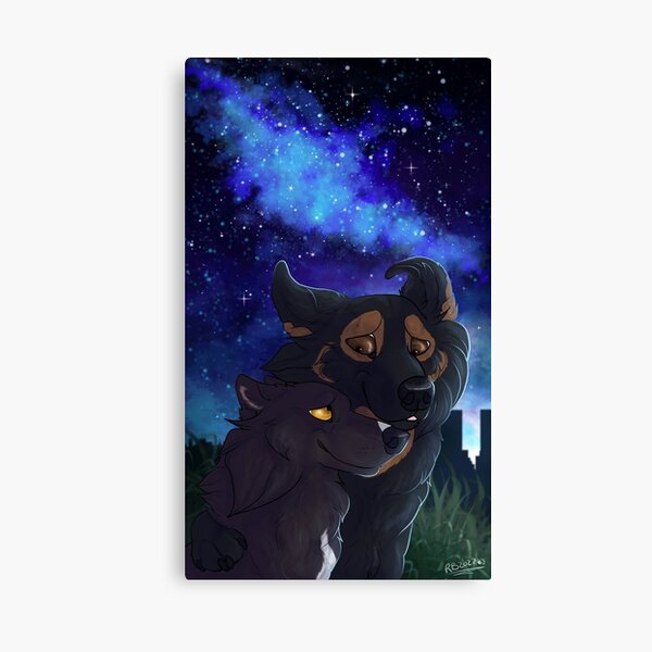 Starcrossed lovers - Rosie and Hal Canvas Print