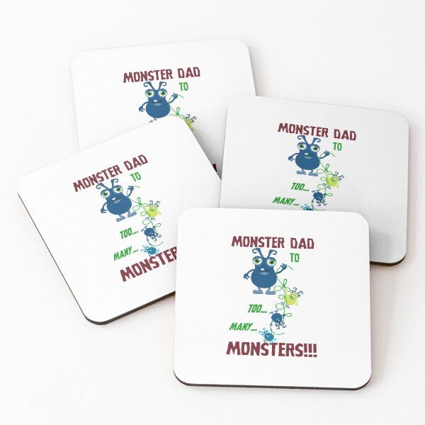 Item preview, Monster Dad to Too Many Monsters designed and sold by PawsitiveMum.