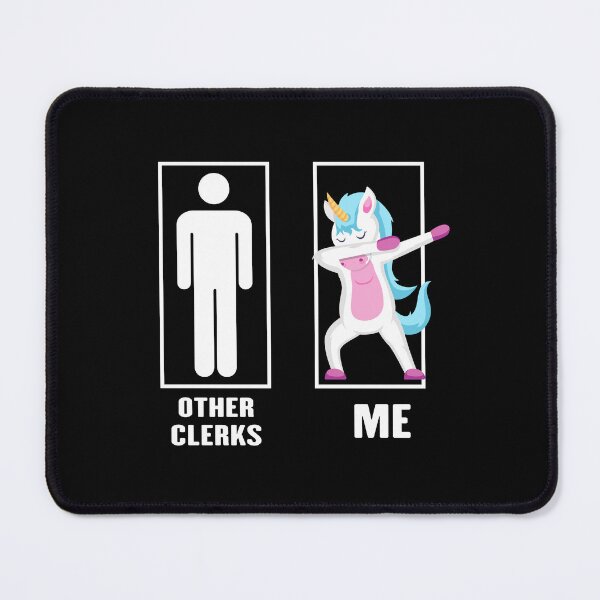 Item preview, Funny Unicorn Dabbing Other clerk Me,Other clerk Me Funny Unicorn Dabbing, clerk Unicorn, clerk Dad Husband Birthday Christmas Gift designed and sold by xlnv.