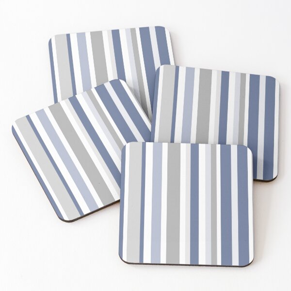 Item preview, Vertical Blue and White Stripe designed and sold by slimbirdy.