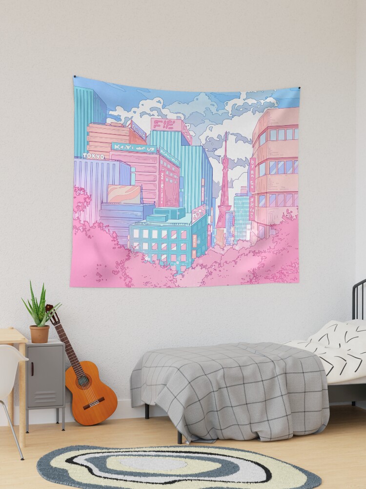 Pastel wall tapestry hot sale