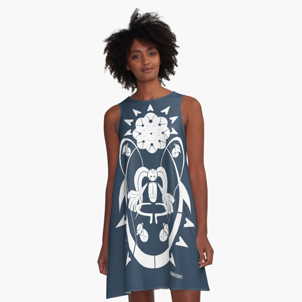 Item preview, A-Line Dress designed and sold by Cosmographiarte.