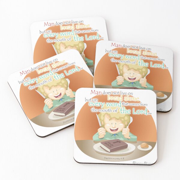 Item preview, Man Does Not Live By Bread Alone designed and sold by Anointedtoday.