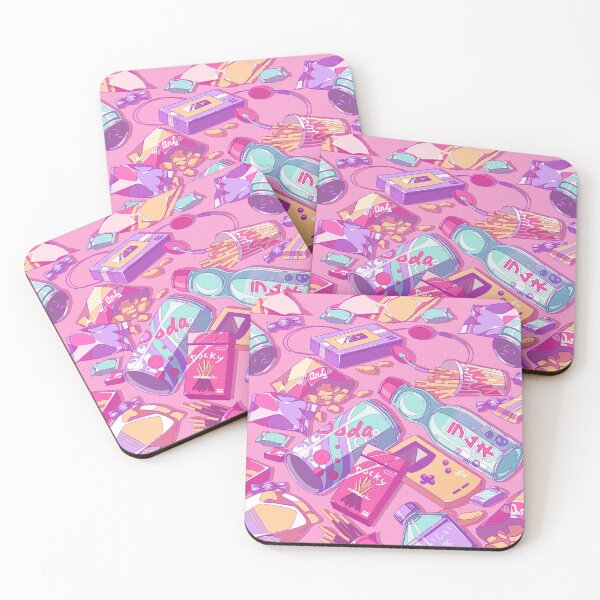Item preview, The Japanese retro snacks and drinks in pastel colors designed and sold by AnGoArt.