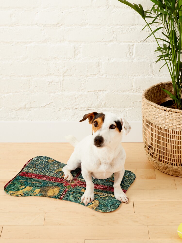 Floral Tapestry - Pet Bowls Mat