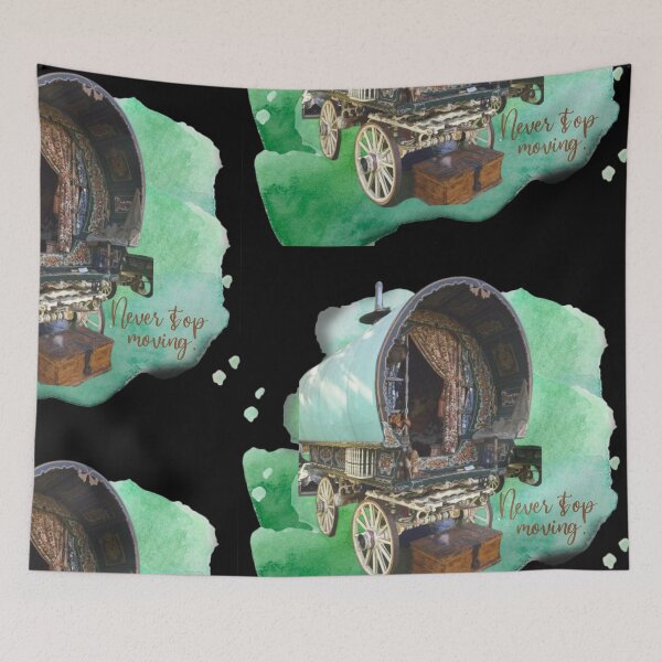 Item preview, Gypsy horse drawn wagon designed and sold by amy greaves.