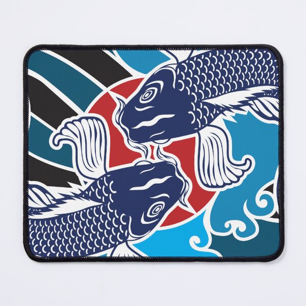 Item preview, Ying Yang Ocean Red Sun Ocean Koi Fish Couple designed and sold by BakaOutfit.