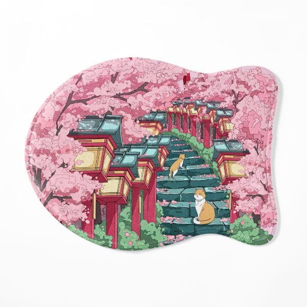 Pink Sakura PU Bag Cherry Blossom Embroidery